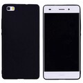 Силиконовый бампер Becolor TPU Case 1mm Black Mate для Huawei Ascend P8 Lite(#1)
