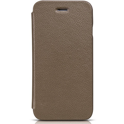 Кожаный чехол HOCO Premium Folder Series Khaki для Apple iPhone 6/6s(1)