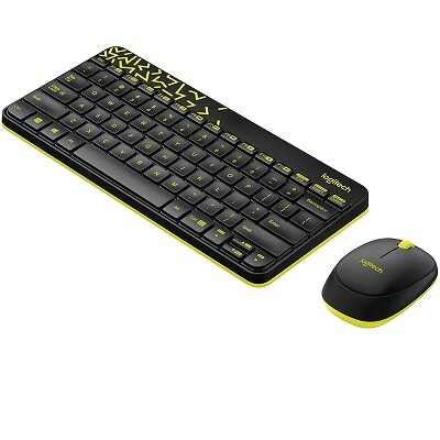 Комплект клавиатура + мышь Logitech MK240 Nano Black(3)