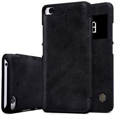 Кожаный чехол Nillkin Qin Leather Case Black для Xiaomi Mi5S(3)