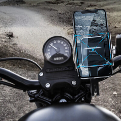 Держатель телефона на руль велосипеда или мотоцикла Baseus Knight Motorcycle holder черный CRJBZ-01(4)