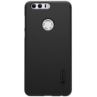 Пластиковый чехол с пленкой Nillkin Super Frosted Shield Black для Huawei Honor 8(1)
