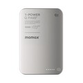 Портативное зарядное устройство MOMAX 1-Power Q.Pass 2 (10000mAh) Magnetic Battery Pack Qi 2.2 25W (IP168) титановый(#2)