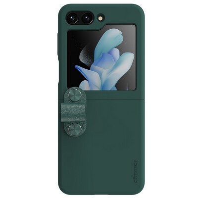 Силиконовая накладка Nillkin Flex Flip Silicone Case Зеленая для Samsung Galaxy Z Flip 5(1)