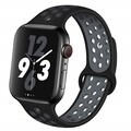 Ремешок Nike черно-серый для Apple Watch Series  49/45/44/42mm(#1)
