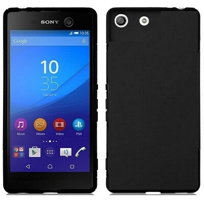 Силиконовый бампер Becolor Black Mat для Sony Xperia M5(1)