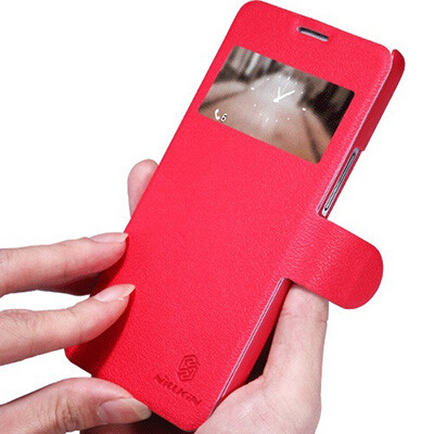 Полиуретановый чехол Nillkin Fresh Series Red для Huawei Ascend G750 Honor 3X(1)