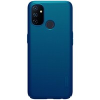 Пластиковый чехол с подставкой Nillkin Super Frosted Shield Синий для OnePlus Nord N100