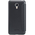 Полиуретановый чехол Nillkin Sparkle Leather Case Black для Meizu M2 Note(#2)