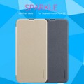 Полиуретановый чехол книга Nillkin Sparkle Leather Case Золотой для Huawei Honor View 20(#5)