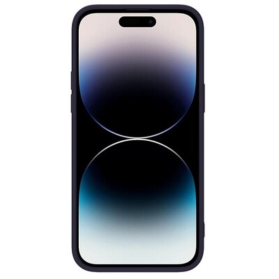 Силиконовая накладка с пластиной Magsafe Nillkin CamShield Silky Magnetic Silicone Case Темно-фиолетовый для Apple iPhone 14 Pro Max(2)