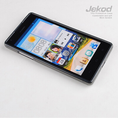 Силиконовый чехол Jekod TPU Case Black для Huawei Ascend G700(2)