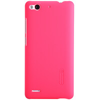 Пластиковый чехол Nillkin Super Frosted Shield Bright Red  для ZTE Nubia Z7 Mini
