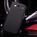 Пластиковый чехол Nillkin Super Frosted Shield Black для Samsung i9300 Galaxy S3(#1)