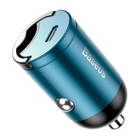 Автомобильное зарядное устройство Baseus Tiny Star Mini Quick Charge USB Port 30W синий - VCHX-A03