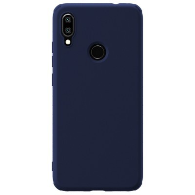 Силиконовый бампер Nillkin Rubber-wrapped Protective Case Синий для Xiaomi Redmi Note 7(1)