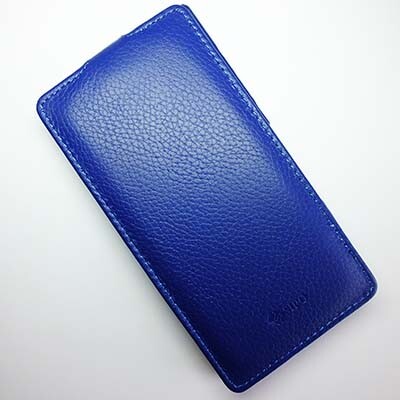 Кожаный чехол Sipo V Series Dark Blue для Sony Xperia M2 Dual S50h(1)