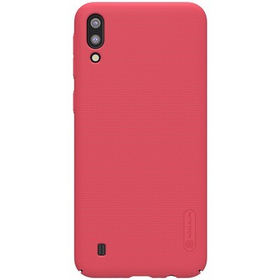 Пластиковый чехол с подставкой Nillkin Super Frosted Shield Красный для Samsung Galaxy M10(1)