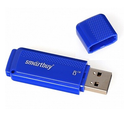 USB-накопитель 8GB Smartbuy Dock Series Blue(1)