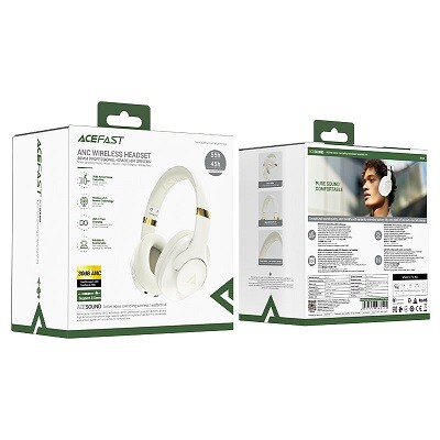 Беспроводные накладные наушники с активным шумоподавлением ACEFAST H4 ANC wireless headset(8)