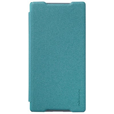 Полиуретановый чехол Nillkin Sparkle Leather Case Blue для Sony Xperia Z5(1)