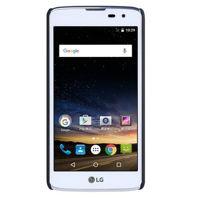 Пластиковый чехол с пленкой Nillkin Super Frosted Shield Black для LG K7(X210DS)(2)