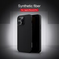Пластиковый чехол Nillkin Synthetic Fiber Черный для Apple iPhone 13 Pro(#5)