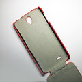 Кожаный чехол Armor Case Red для Lenovo IdeaPhone A850(#2)