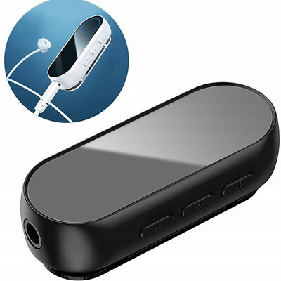 Портативный беспроводной аудио адаптер для наушников черный - NGBA02-01(1)