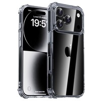 Противоударный чехол PC + TPU iPAKY Crystal Clear Series прозрачный для Apple iPhone 17 Pro