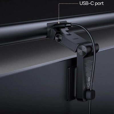 Лампа Baseus i-wok 3 Series Asymmetric Light Source Magnetic Screen Hanging Light (L10068500111-00) черный(12)