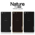 Силиконовый чехол Nillkin Nature TPU Case Brown для Sony Xperia M5(#4)