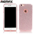 Силиконовый чехол Remax Glitter Series Pink для Apple iPhone 6/6s(#1)
