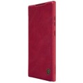Кожаный чехол Nillkin Qin Pro Leather Case Красный для Samsung Galaxy S23 Ultra(#1)
