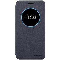 Полиуретановый чехол книга Nillkin Sparkle Leather Case Black для Lenovo Zuk Z2