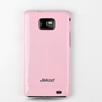 Пластиковый чехол накладка Jekod Pink для Samsung i9100 Galaxy S2