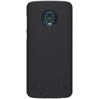 Пластиковый чехол с пленкой Nillkin Super Frosted Shield Черный для Motorola Moto 1S
