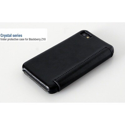 Кожаный чехол HOCO Crystal leather Case Black для BlackBerry Z10(2)