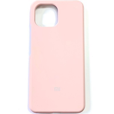 Силиконовый чехол Silicone Case светло-розовый для Xiaomi 11 Lite(1)