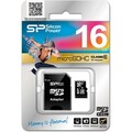 Карта памяти MicroSD(HC) Silicon Power 16GB Class 10+SD адаптер(#1)