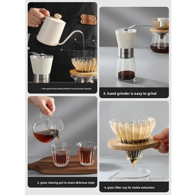 Подарочный набор MONGDIO Kluang coffee Gift Coffee Set Kit белый(5)
