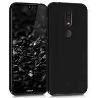 Силиконовый чехол TPU Matte Case 1mm черный для Nokia 4.2