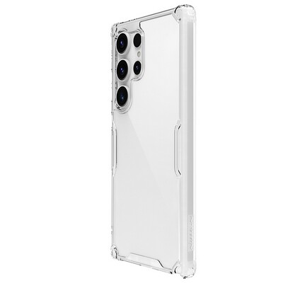 Силиконовый чехол Nillkin Nature TPU Pro Case Прозрачный для Samsung Galaxy S24 Ultra(3)