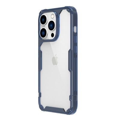 Силиконовый чехол Nillkin Nature TPU Pro Case Синий для Apple iPhone 14 Pro Max(3)