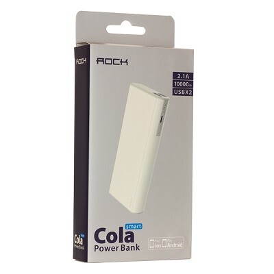 Внешний аккумулятор Power Bank Rock Cola 10000mAh черный(6)