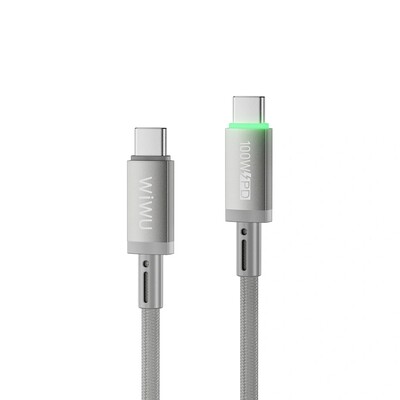 Магнитный кабель для зарядки WiWU 100W Maglink Magnetic Cable Wi-C084 C-C 1M(1)