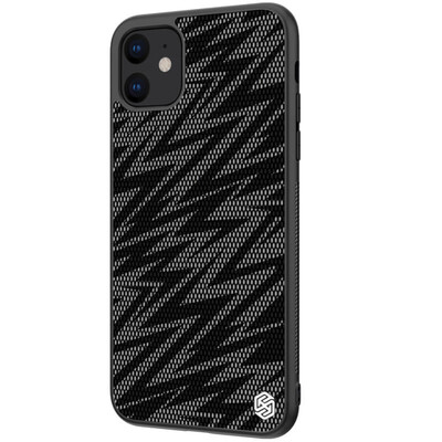 Чехол-накладка Nillkin Twinkle case черно-серебряного цвета 