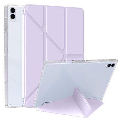 Защитный чехол книжка Acrylic Origami TPU Case с креплением для стилуса лавандовый для Samsung Galaxy Tab S11 SM-X730/ SM-X736(2)