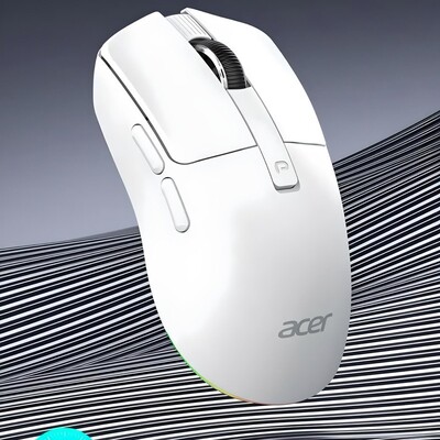 Компьютерная мышь Acer OMW120 USB/Bluetooth 2,4 ГГц RGB 8000 DPI белый(7)
