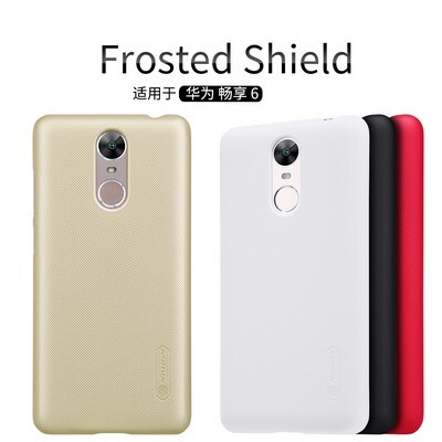 Пластиковый чехол с пленкой Nillkin Super Frosted Shield Black для Huawei Enjoy 6(4)